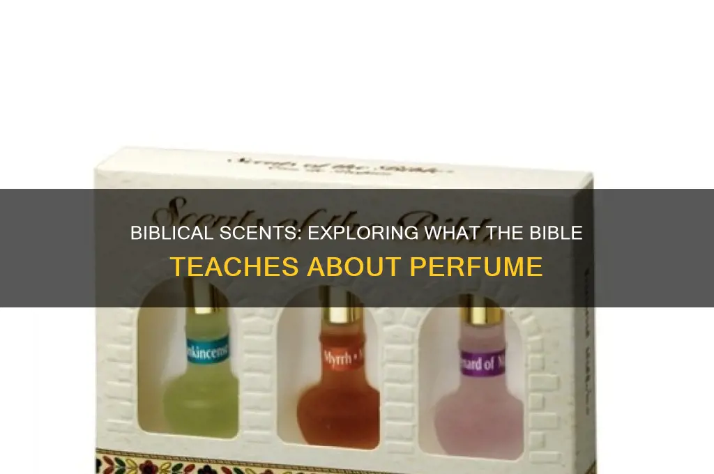 what the bible say about perfume