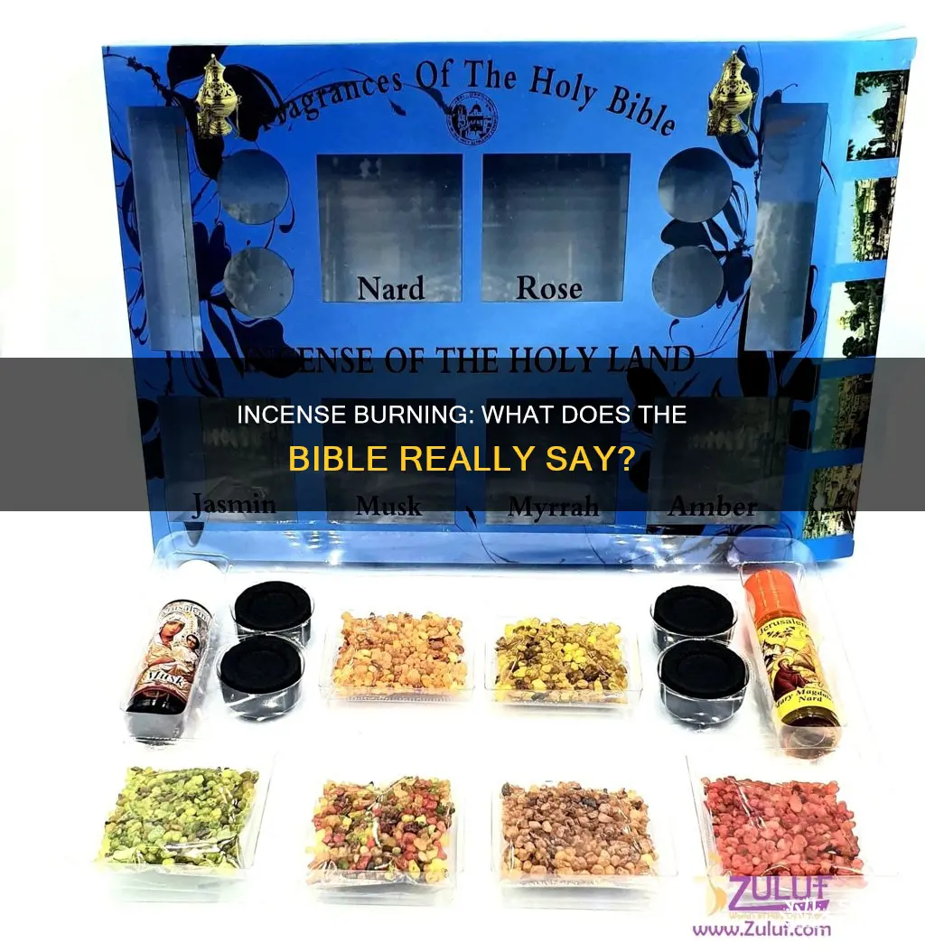 what the bible says about christians burning incense