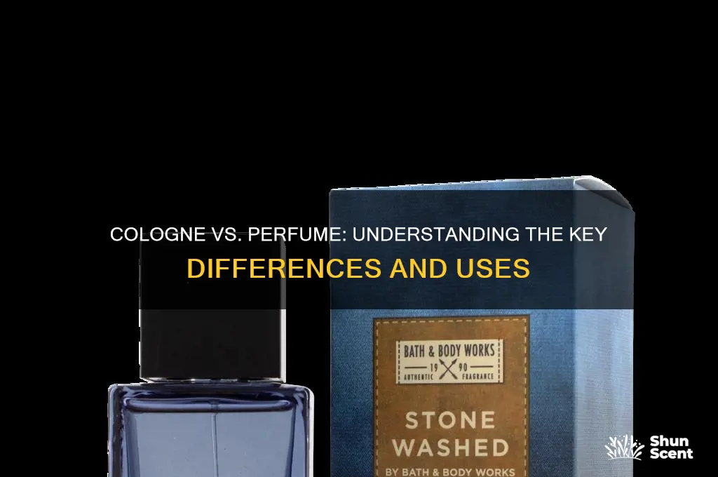 what the difference between cologne and perfume