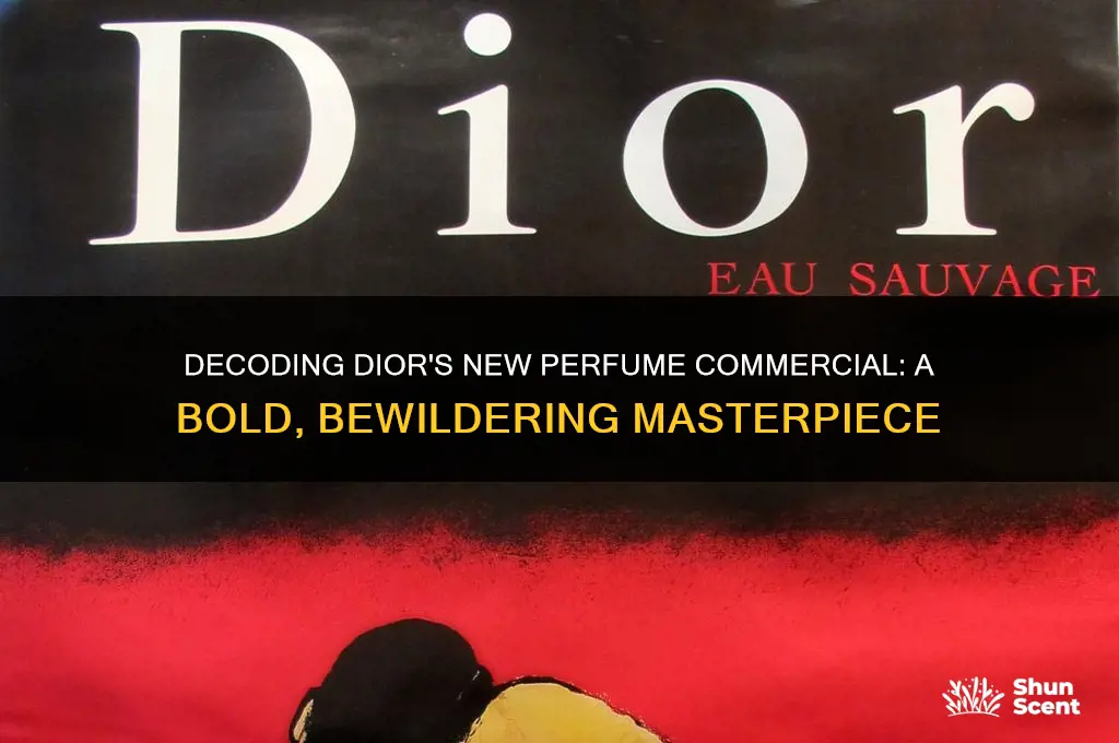 what the hell is the new dior perfume commercia