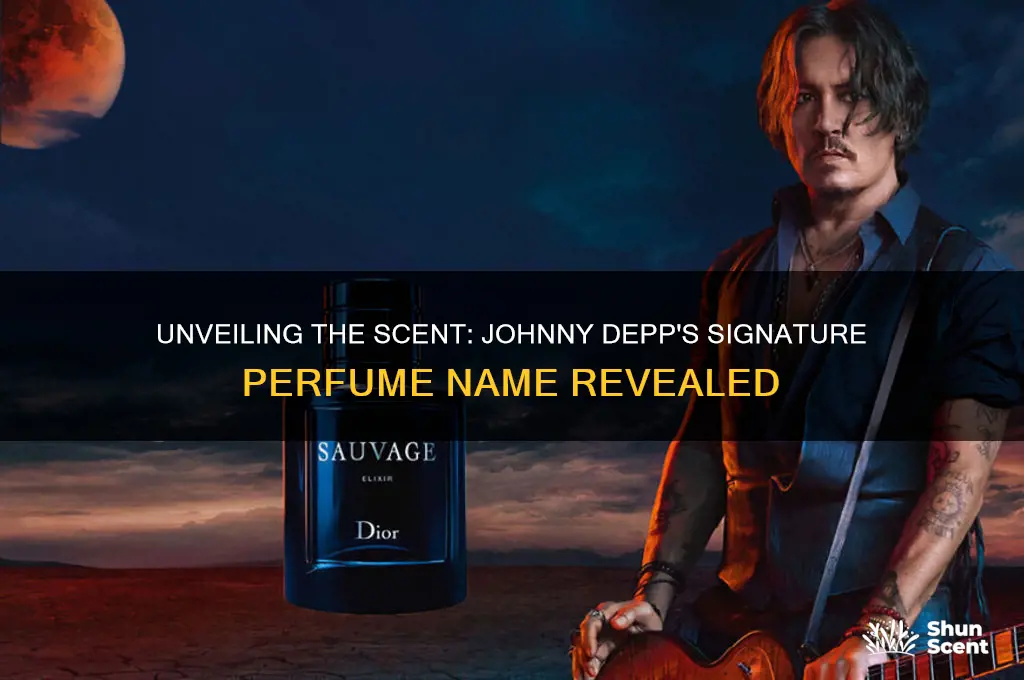 what the name of johnny depp perfume