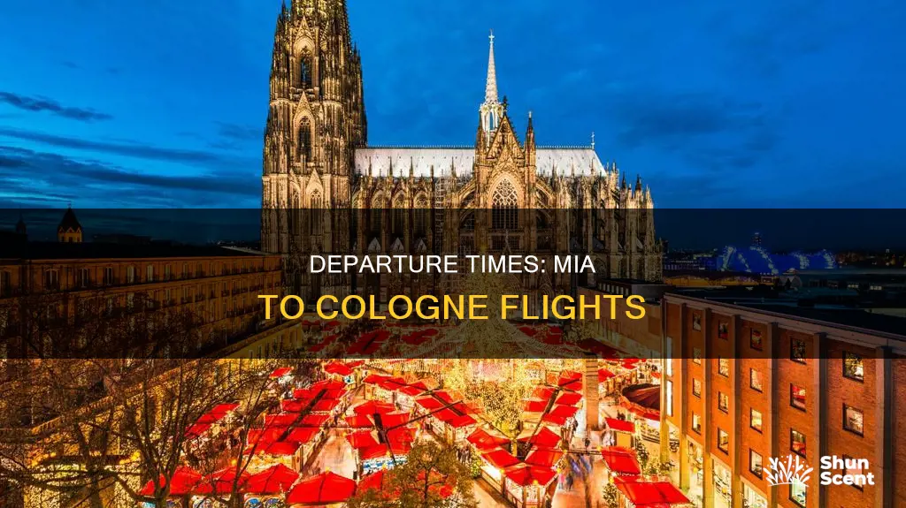 what time is departure mia to cologne