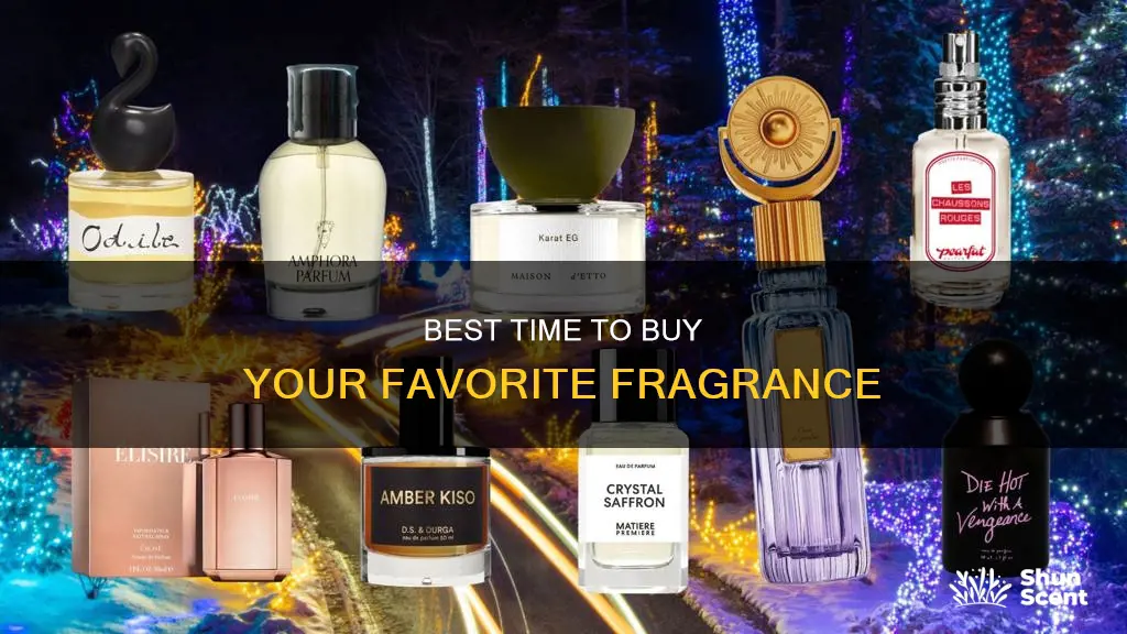 what time of year to buy perfume
