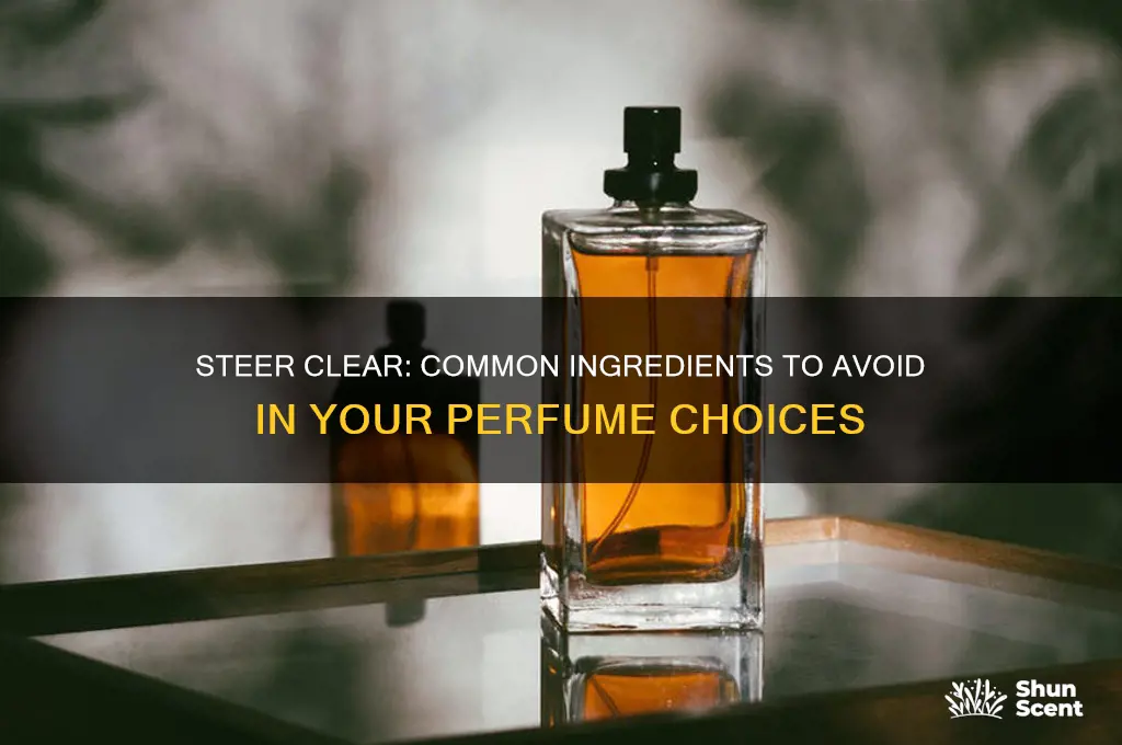what to avoid in perfume