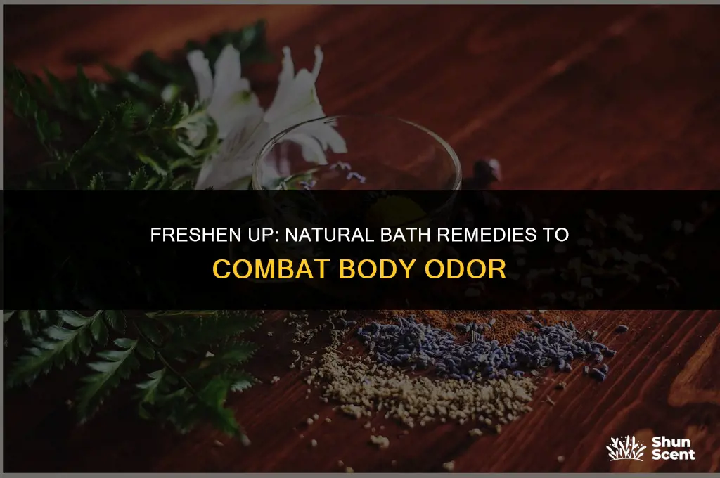 what to bathe in to get rid of body odor