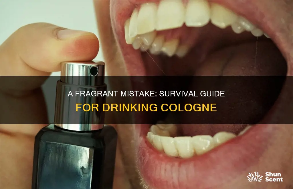 what to do if you drink cologne