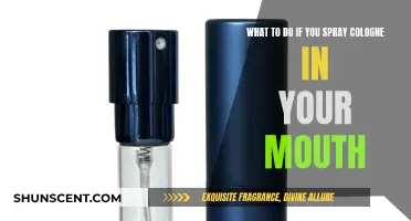 A Spicy Mistake: Colognes and Mouth Spray