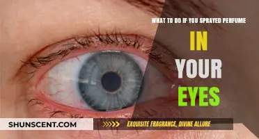 Immediate Actions: Perfume in Your Eyes