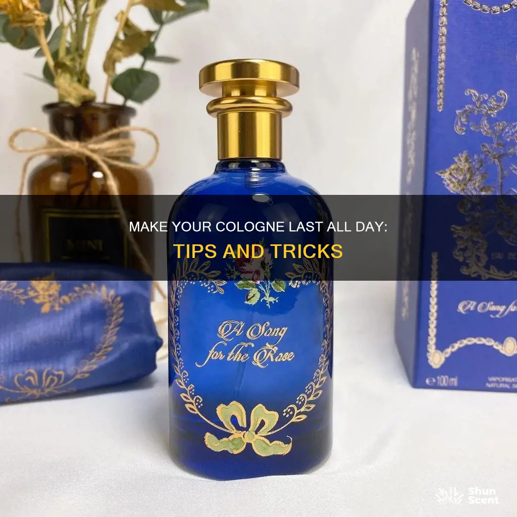 what to do when your cologne weakens quickly