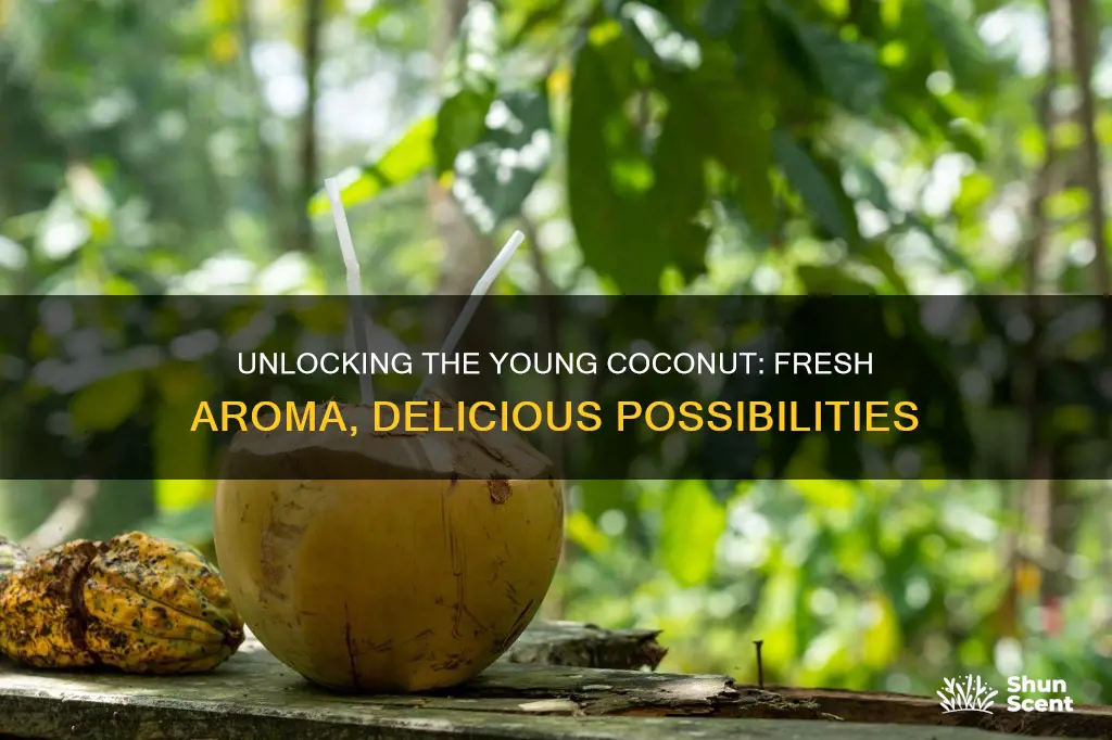 what to do with a fresh aroma young coconut