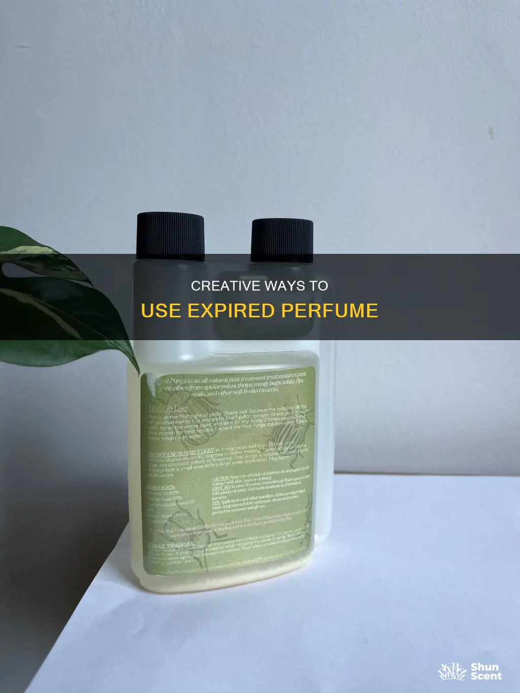 what to do with expired perfume