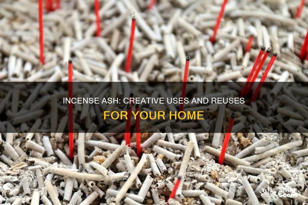 what to do with incense ashes