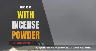 Incense Powder: Creative Ways to Use It