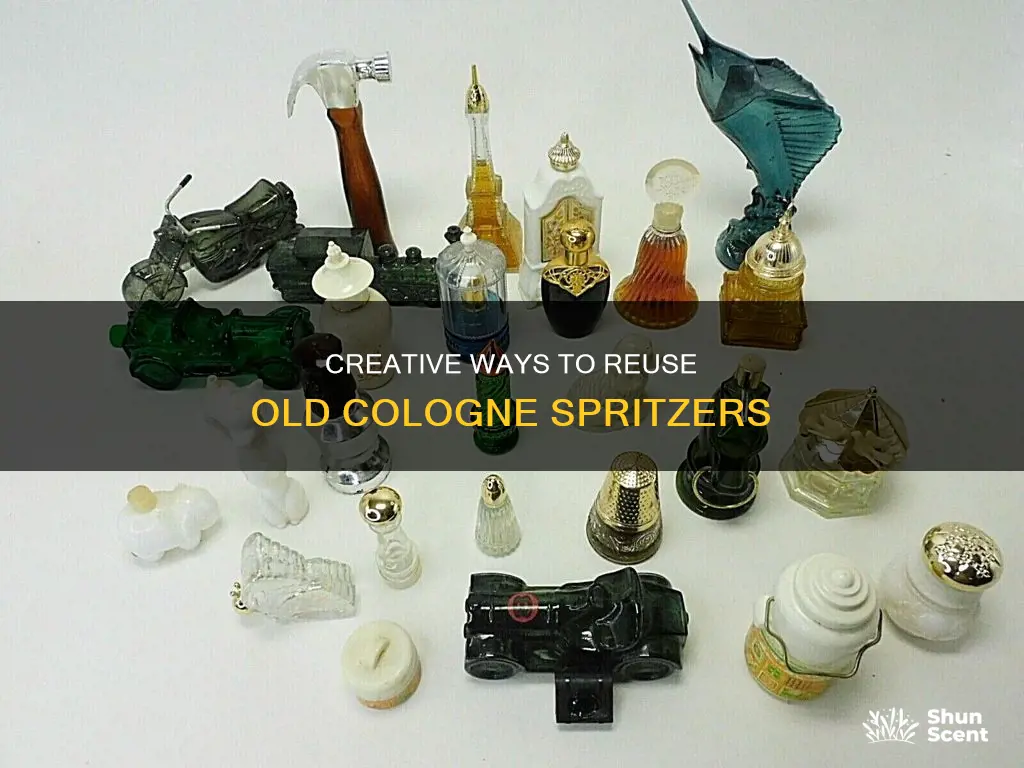 what to do with old cologne spritzer