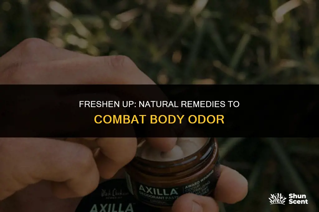 what to drink to get rid of body odor