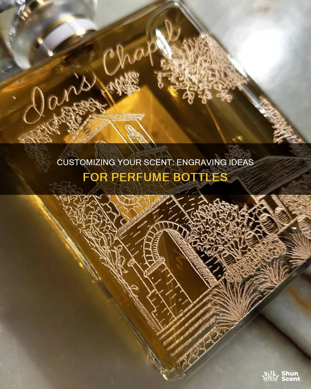 what to engrave on a perfume bottle