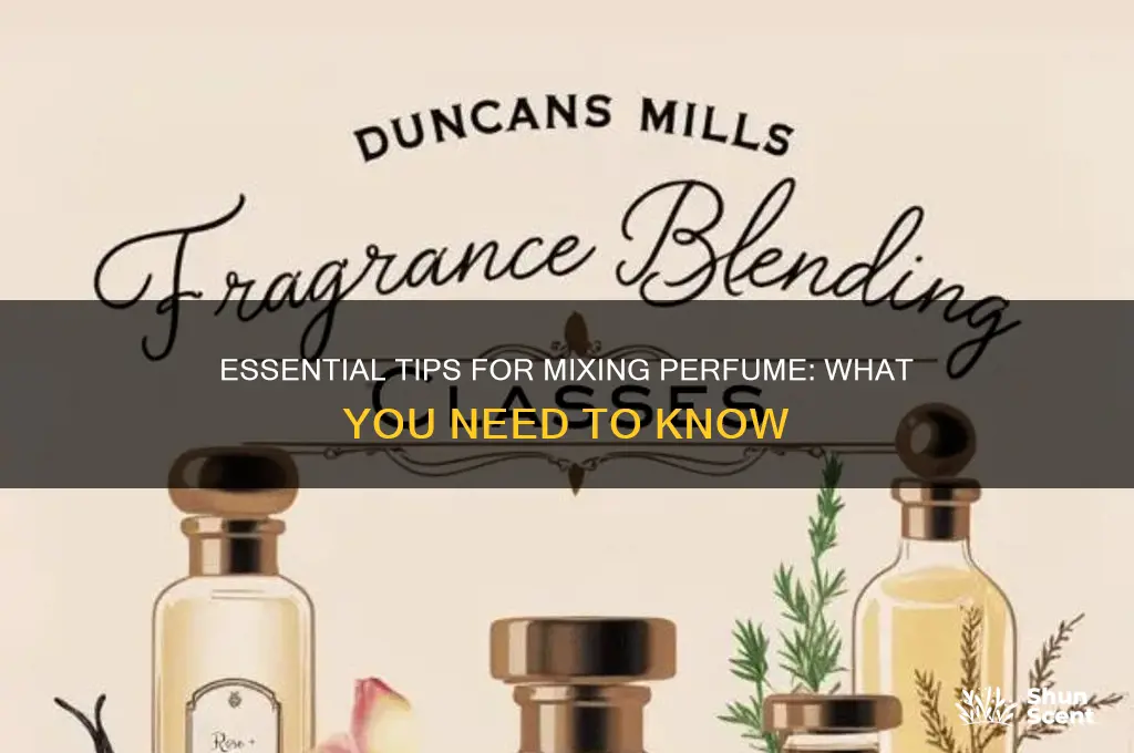 what to know before mixing perfume