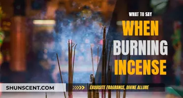 Incense Burning: The Art of Fragrance and Words