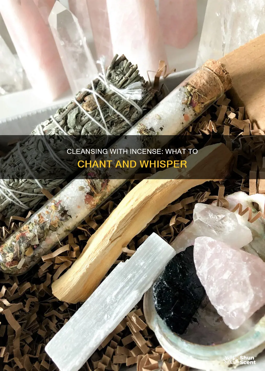 what to say when cleansing with incense