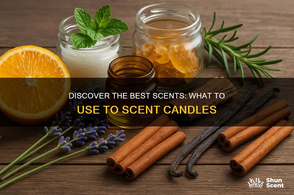 what to use to scent candles