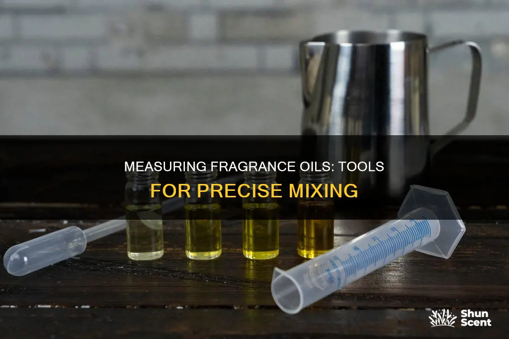 what to use when measuring fragrance oils