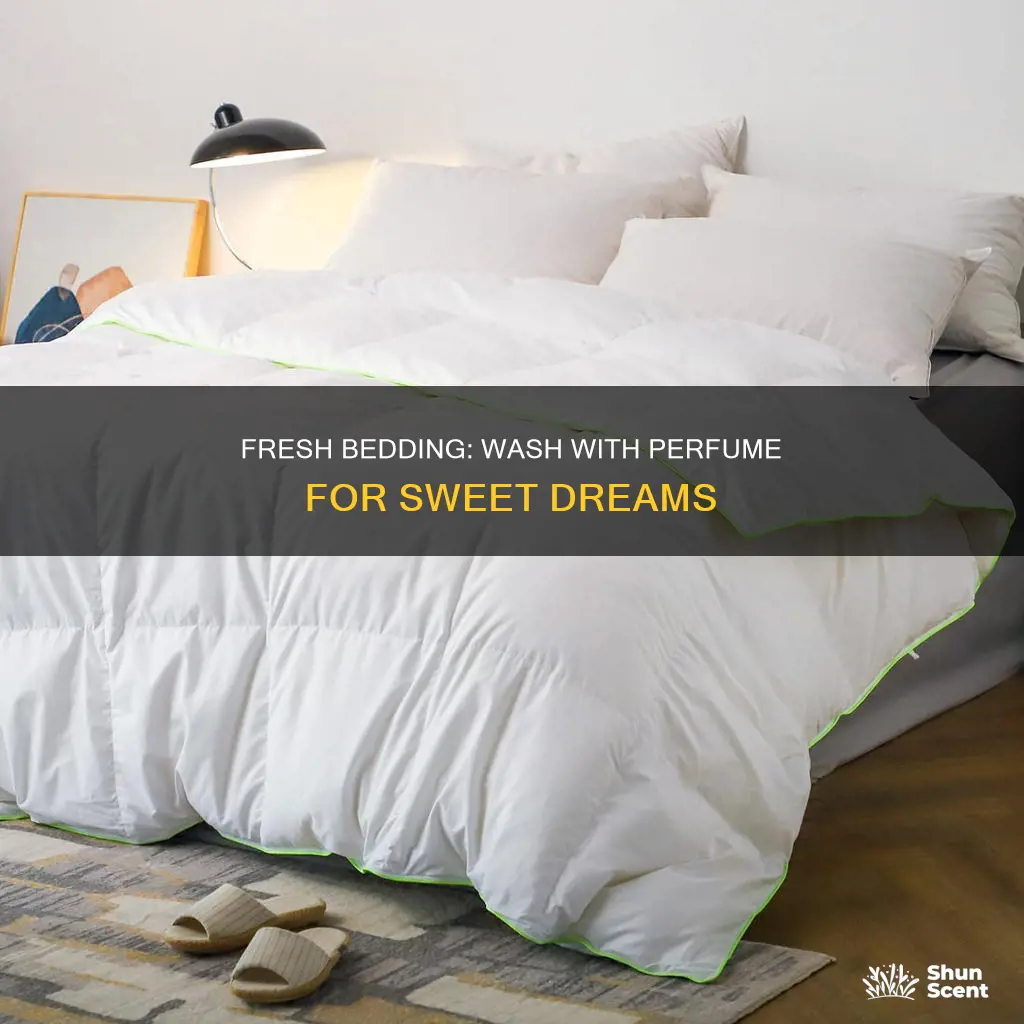what to wash bedding in for fresh smell perfume