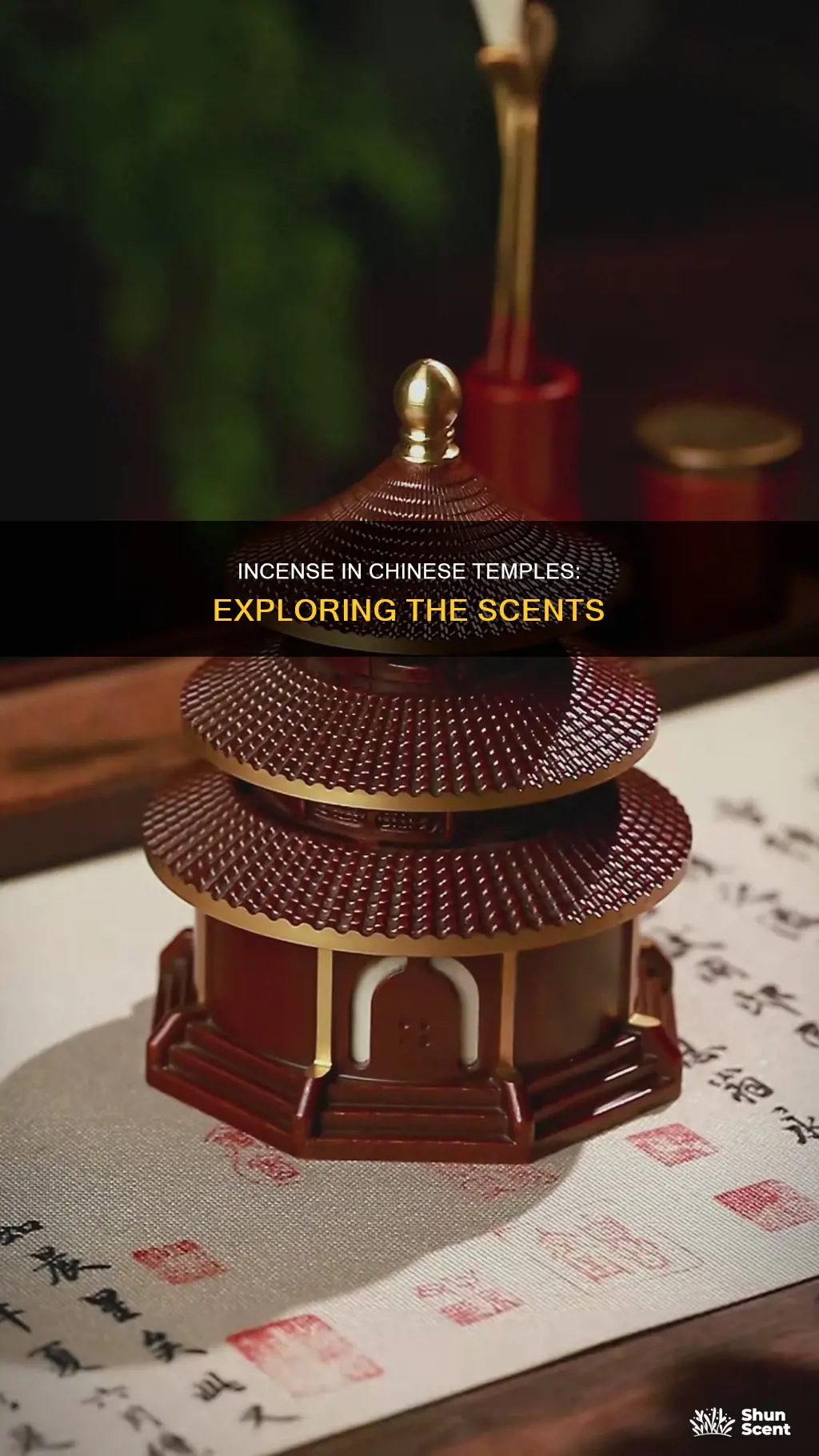 what type incense do chinese use in temples