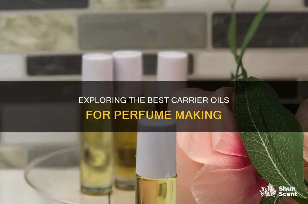 what type of carrier oils are used in perfume