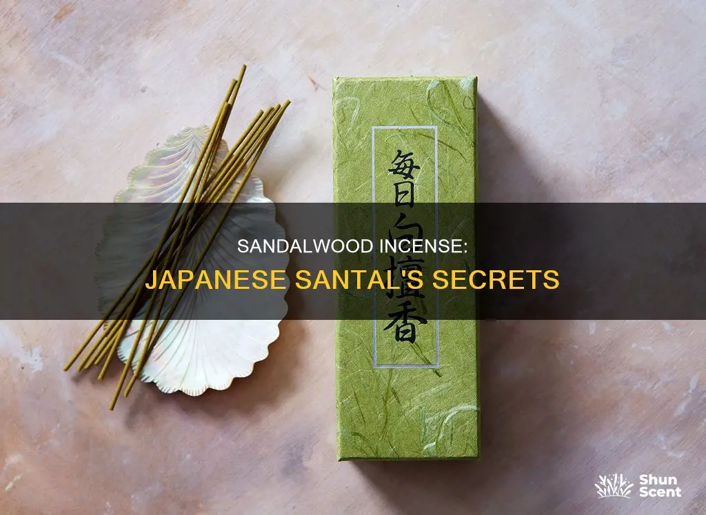 what type of sandalwood japanese incense s sanatol