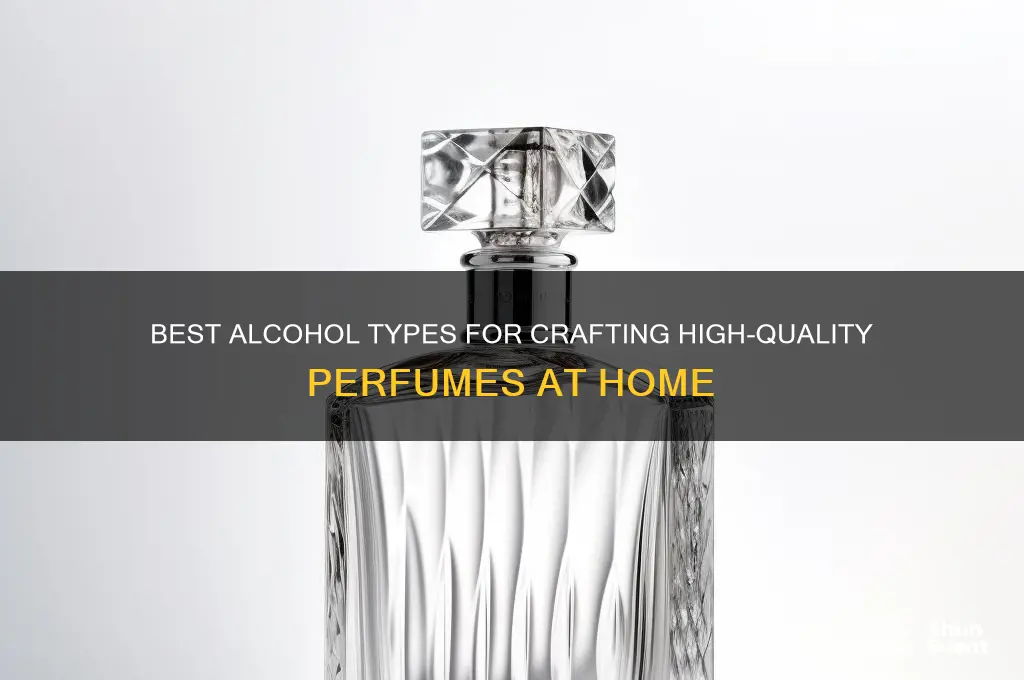 what types of alcohols are good for perfume making