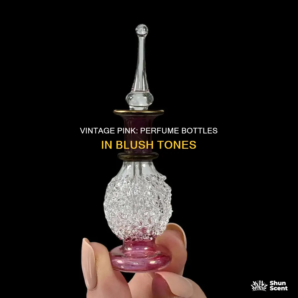 what vintage perfume came in a pink bottle