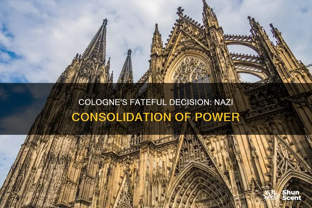 what was decided at cologne in 1933