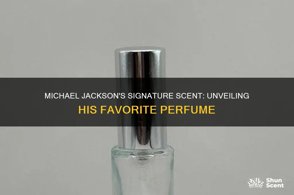 what was michael jackson favorite perfume