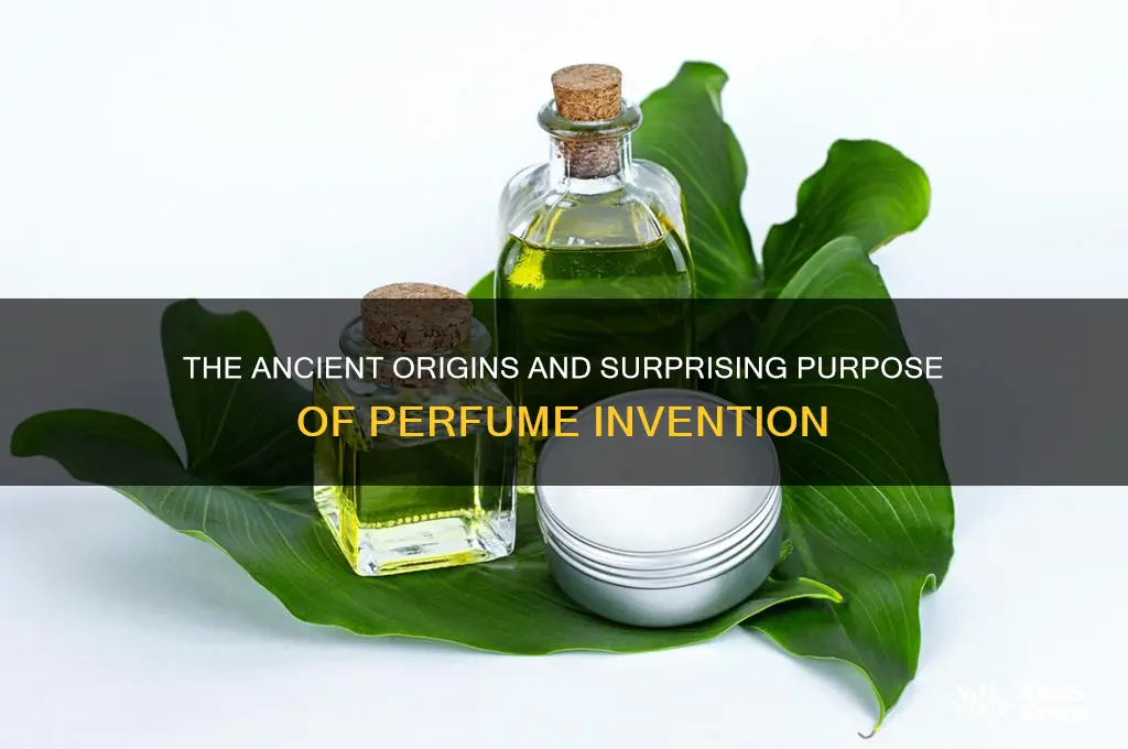 what was perfume invented for
