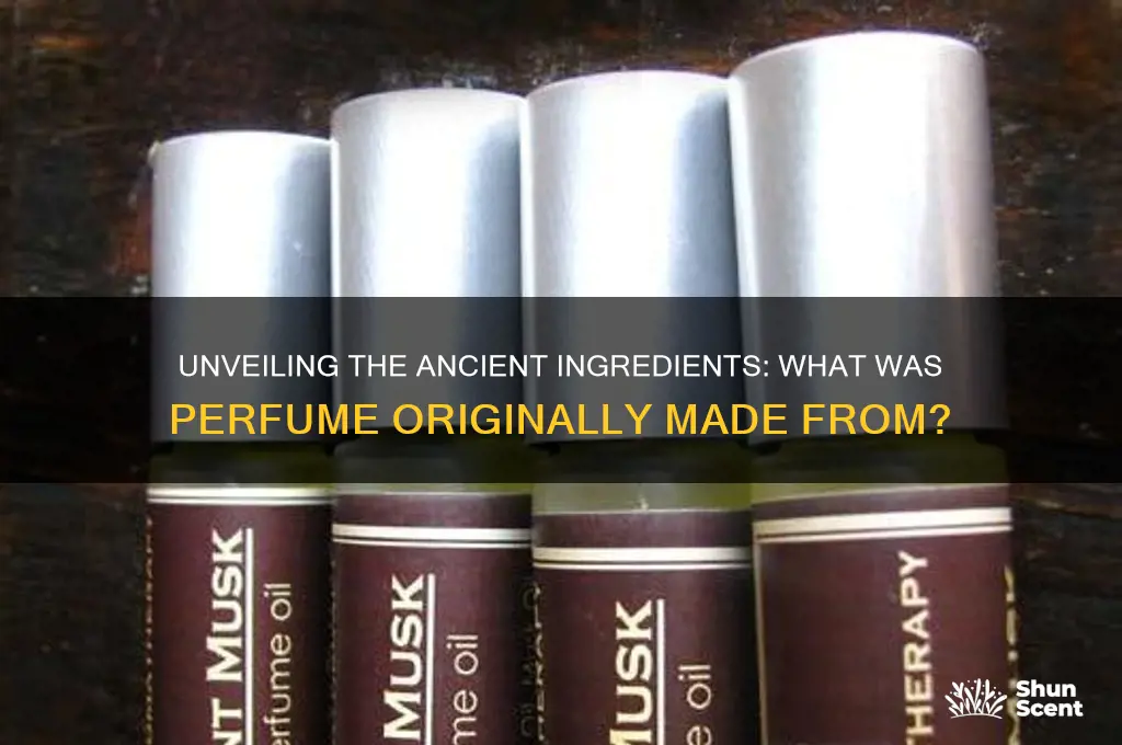 what was perfume made from