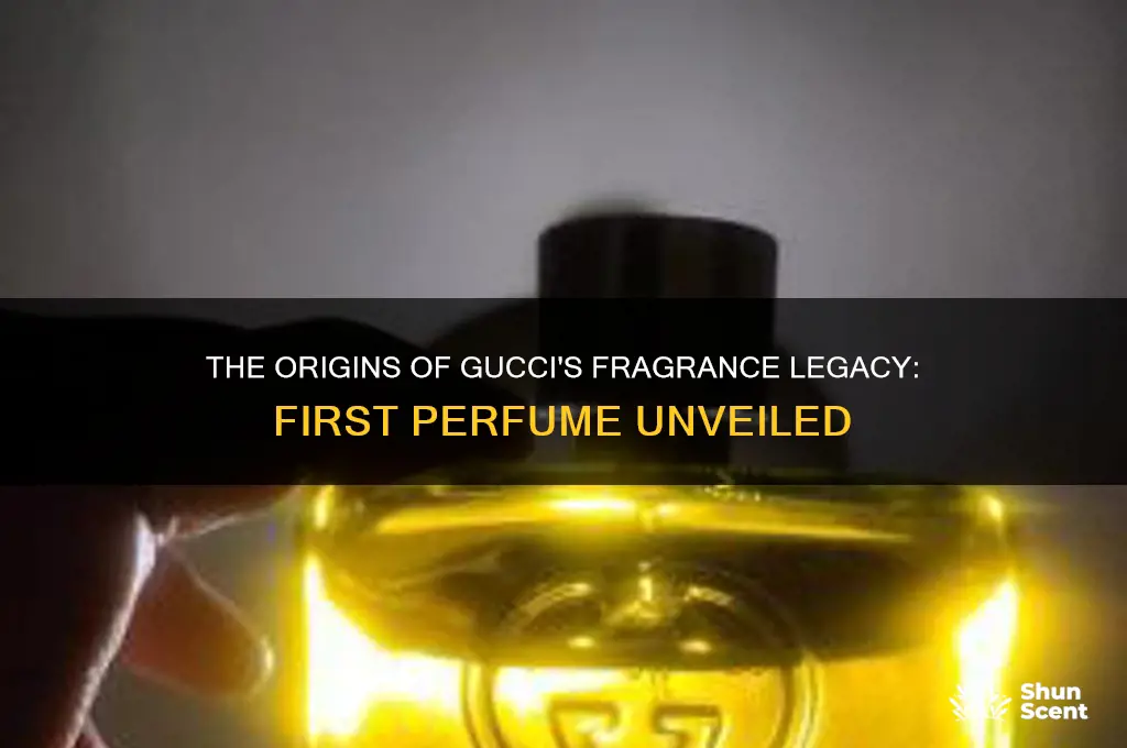 what was the first gucci perfume