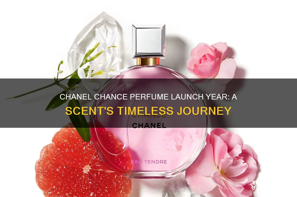 what year chanel chance perfume come out