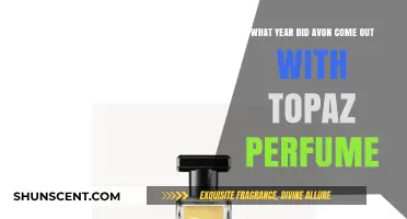 Avon's Topaz Perfume: A Journey to Its Launch Year