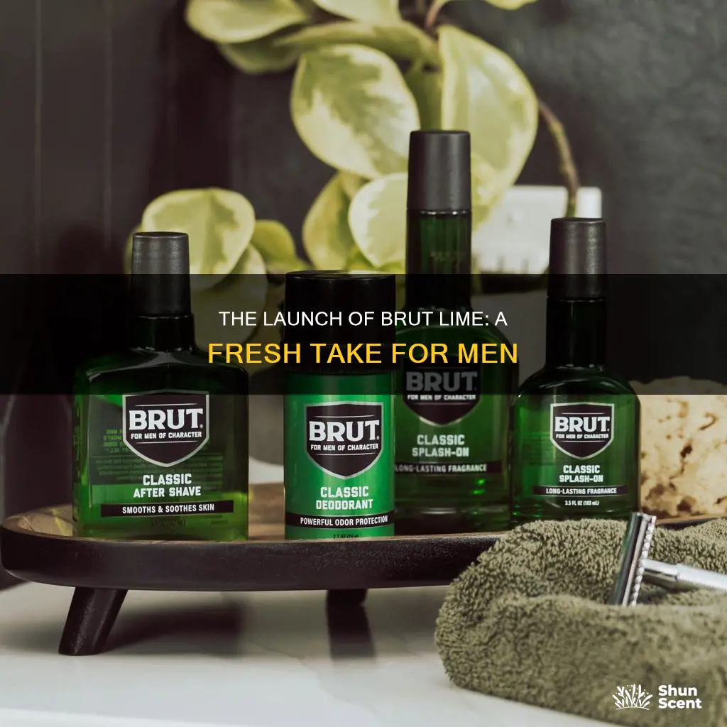 what year did brut lime mens cologne come out