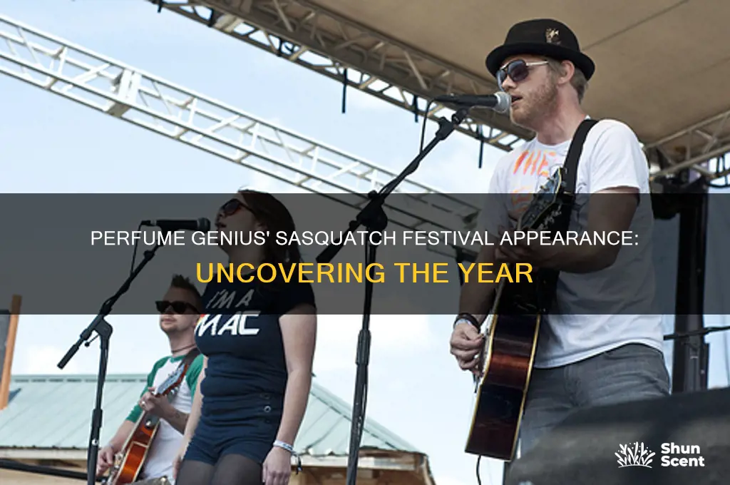 what year did perfume genius play sasquatch