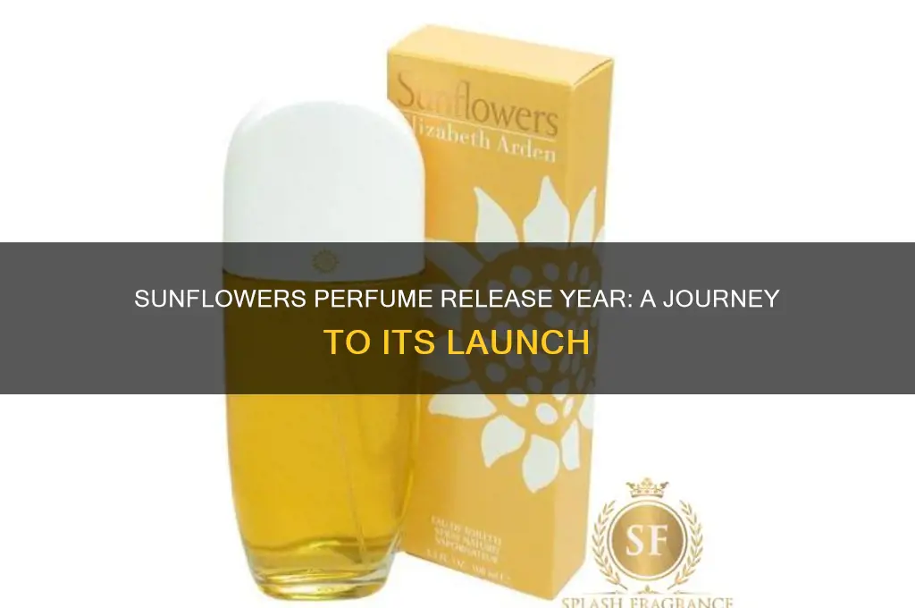 what year did the sunflowers perfume get released