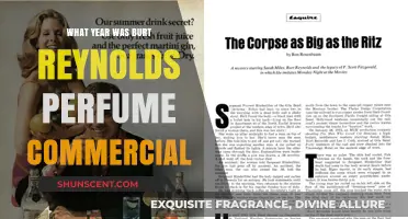 Burt Reynolds' Iconic Perfume Commercial: Unveiling the Year of Its Release
