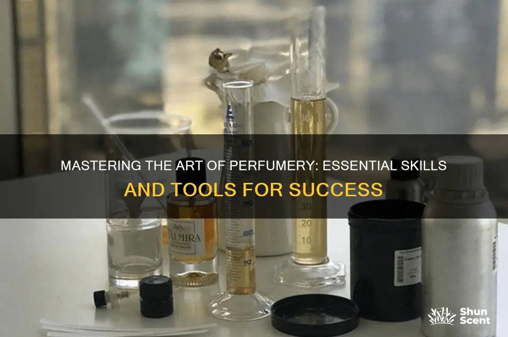 what you need to be perfumer