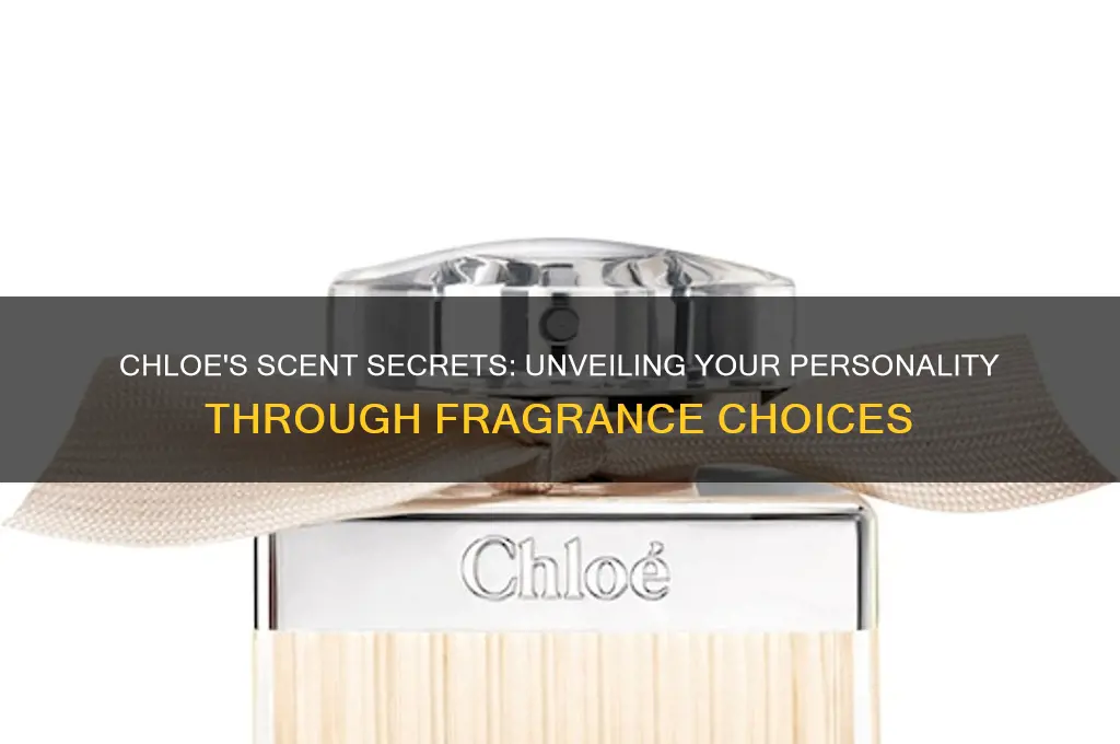 what your perfume says about you chloe