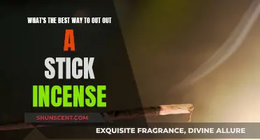 The Best Ways to Extinguish Stick Incense