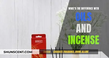 Oils and Incense: Aromas, Benefits, and Differences