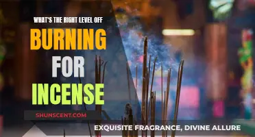 Incense Burning: Finding the Perfect Balance