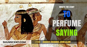 Unveiling the Origins: The Fascinating Start to Perfume Sayings