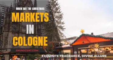 Cologne's Christmas Markets: Dates and Delights