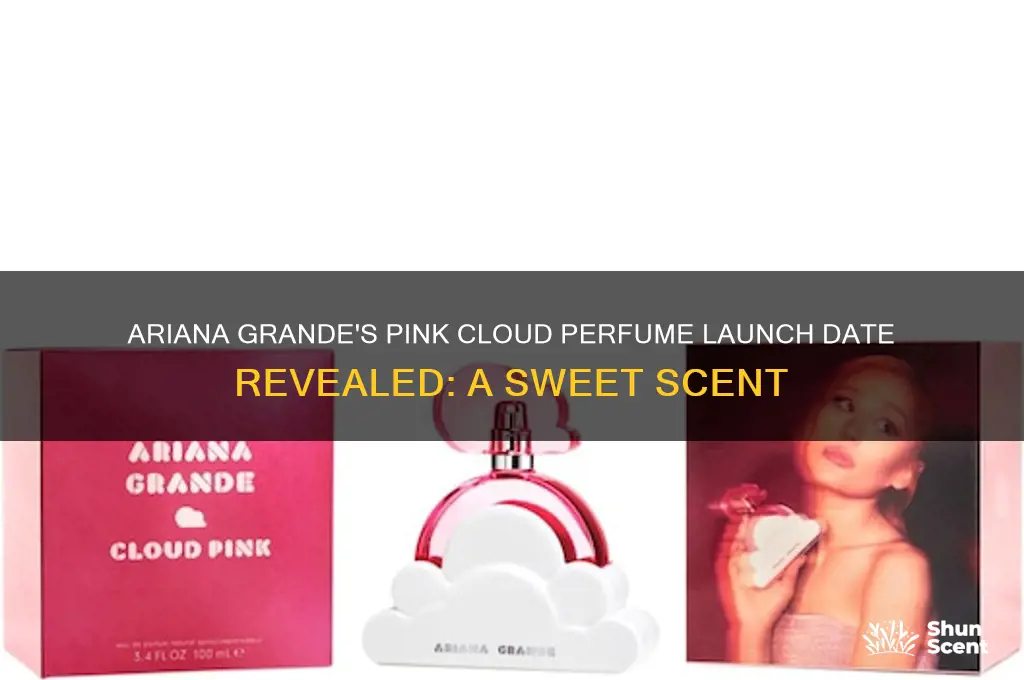 when did ariana grande pink cloud perfume come out